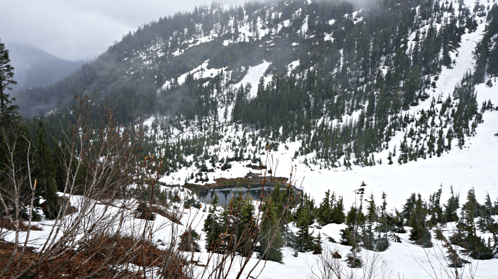 lake on snow lake trail