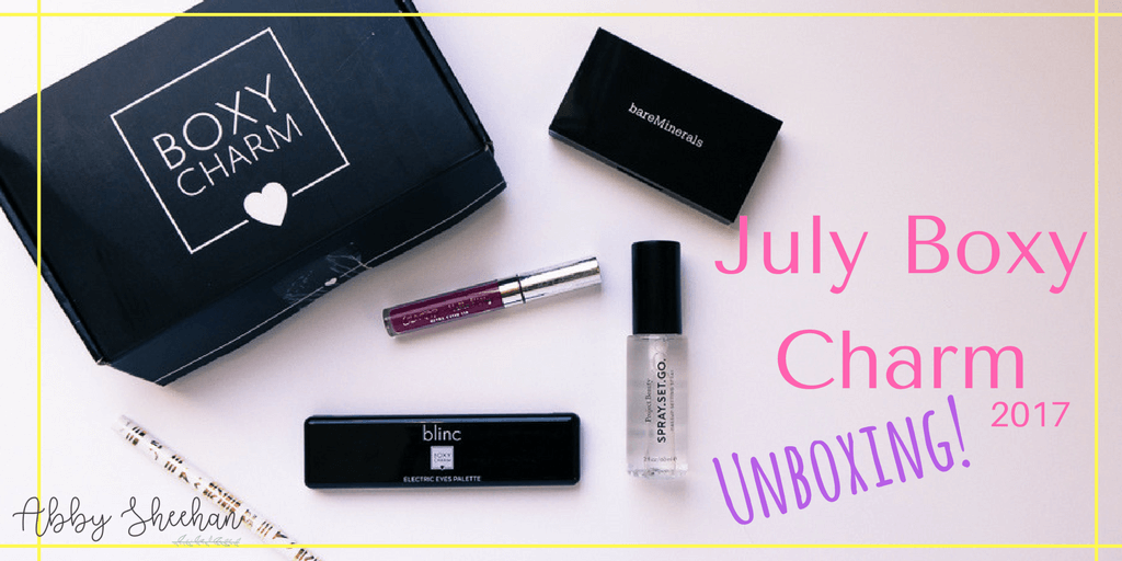 july boxy charm unboxing abby sheehan