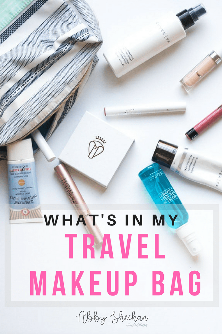These are the essentials that I am sure to never travel without in my makeup bag! If it's you're traveling with it, then you know it's that good! #travelmakeup #travelmakeupbag #packinglist #makeuppackig #whattopack #vacationmakeup #holidaymakeup